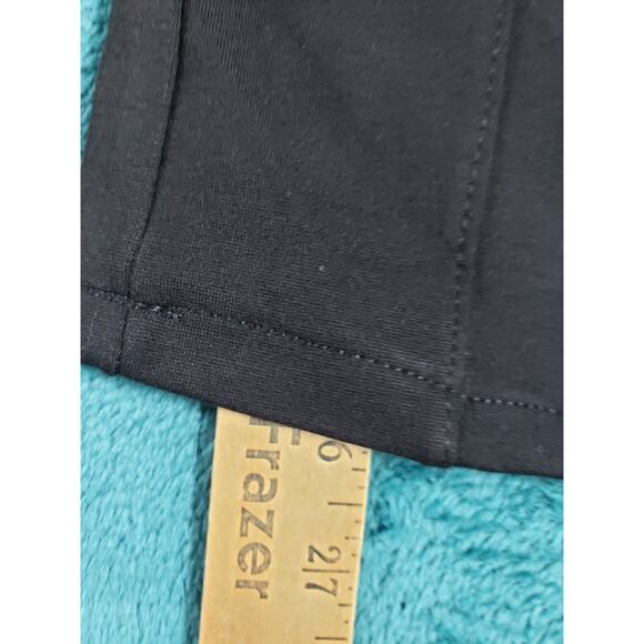 Parasuco Dress Pants Size Large Womens Black Stretch Mid Rise Straight Ankle NWT - Picture 7 of 11